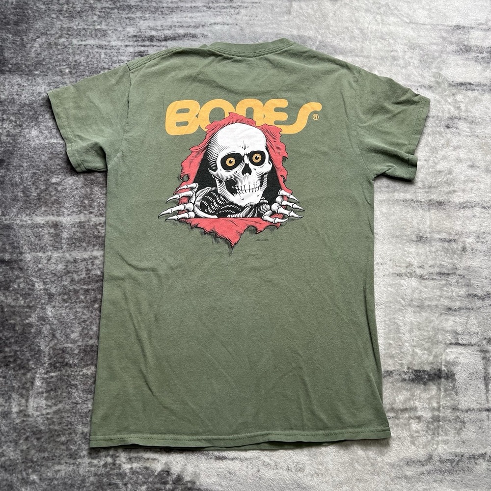 Powell Peralta Bones Ripper T-Shirt Mens Size Small Skull Skateboarding Retro